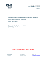 UNE-EN ISO 14020:2024