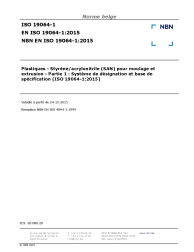 NBN EN ISO 19064-1:2015