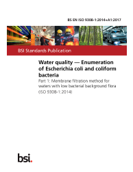 BS EN ISO 9308-1:2014+A1:2017