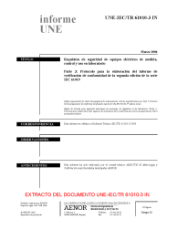 UNE-IEC/TR 61010-3:2006 IN