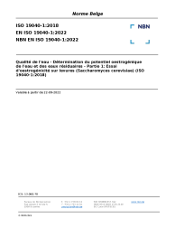 NBN EN ISO 19040-1:2022