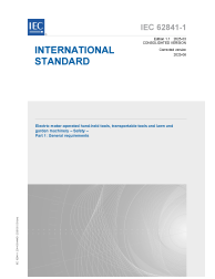 IEC 62841-1:2014+AMD1:2025 Consolidated