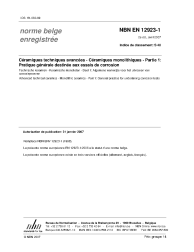 NBN EN 12923-1:2007