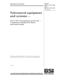 BS EN 60870-5-101:1996