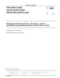 NBN EN ISO 25239-3:2020