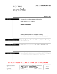 UNE-EN 54-10:2002/A1:2007