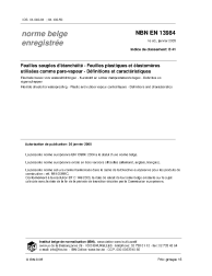 NBN EN 13984:2005