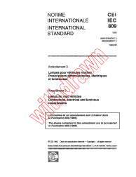 IEC 60809:1985/AMD3:1992