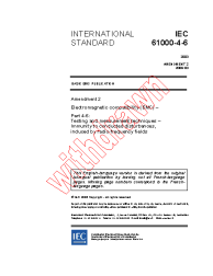 IEC 61000-4-6:2003/AMD2:2006