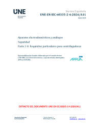 UNE-EN IEC 60335-2-4:2024/A11:2024