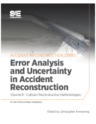 Collision Reconstruction Methodologies Volume 8: Error Analysis and Uncertainty