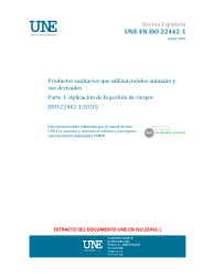 UNE-EN ISO 22442-1:2022