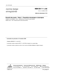 NBN EN 71-1+A6:2008