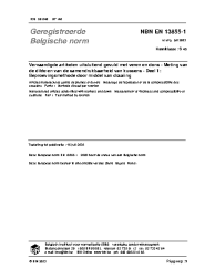 NBN EN 13855-1:2003