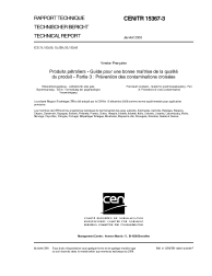 CEN/TR 15367-3:2009