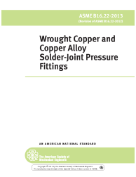 ASME B16.22-2013 - W CPRT