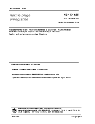 NBN EN 685:2005