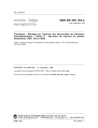 NBN EN ISO 294-2:1998