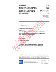 IEC 61347-2-3:2000/AMD1:2004