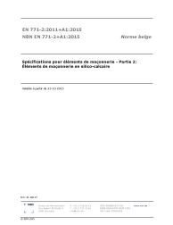 NBN EN 771-2+A1:2015