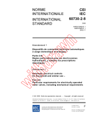 IEC 60730-2-8:2000/AMD1:2002