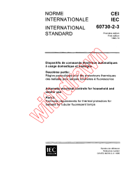 IEC 60730-2-3:1990