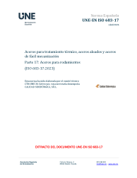 UNE-EN ISO 683-17:2024