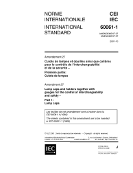 IEC 60061-1:1969/AMD27:2001
