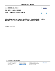 NBN EN ISO 25901-2:2023