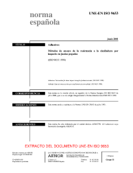 UNE-EN ISO 9653:2001 (R2010)