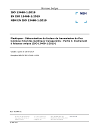 NBN EN ISO 13468-1:2019