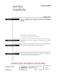 UNE-EN 10090:1998 (R2019)