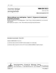 NBN EN 455-2:2015