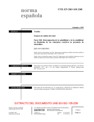 UNE-EN ISO 105-Z08:1999