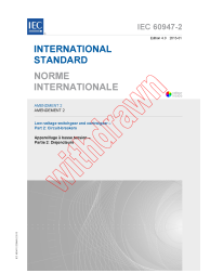IEC 60947-2:2006/AMD2:2013