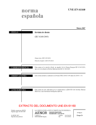 UNE-EN 61160:2007
