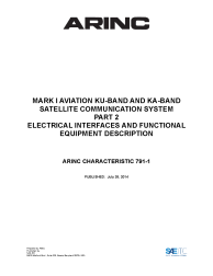 ARINC Characteristic 791P2-1:2014