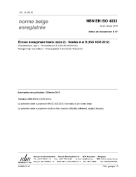NBN EN ISO 4033:2013