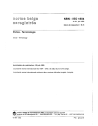 NBN ISO 1804:1992