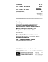 IEC 60864-1:1986/AMD1:1987