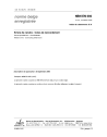 NBN EN 695:2005