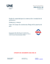 UNE-EN 81-58:2022