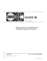 ISO/IEC GUIDE 28:1982