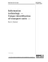 BS ISO/IEC 15459-1:1999