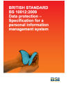 BS 10012:2009