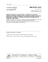 NBN EN ISO 13678:2009