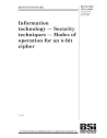 BS ISO/IEC 10116:2006