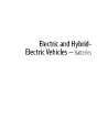 Electric and Hybrid-Electric Vehicles - Batteries