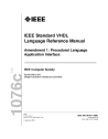 IEEE 1076c:2007