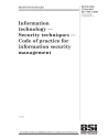 BS ISO/IEC 27002:2005